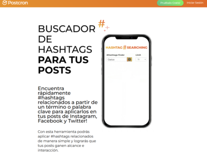 Postcron Hashtag Finder