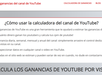 YouTube Calculator