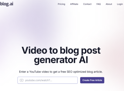 Video Blog AI