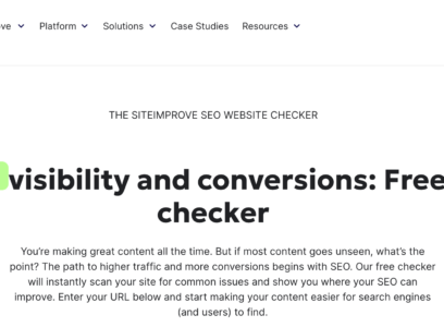 Siteimprove SEO Checker