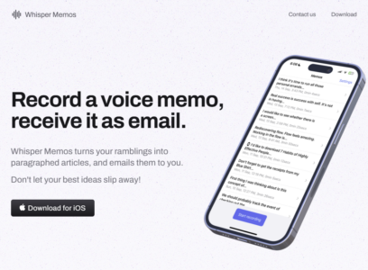 Whisper Memos